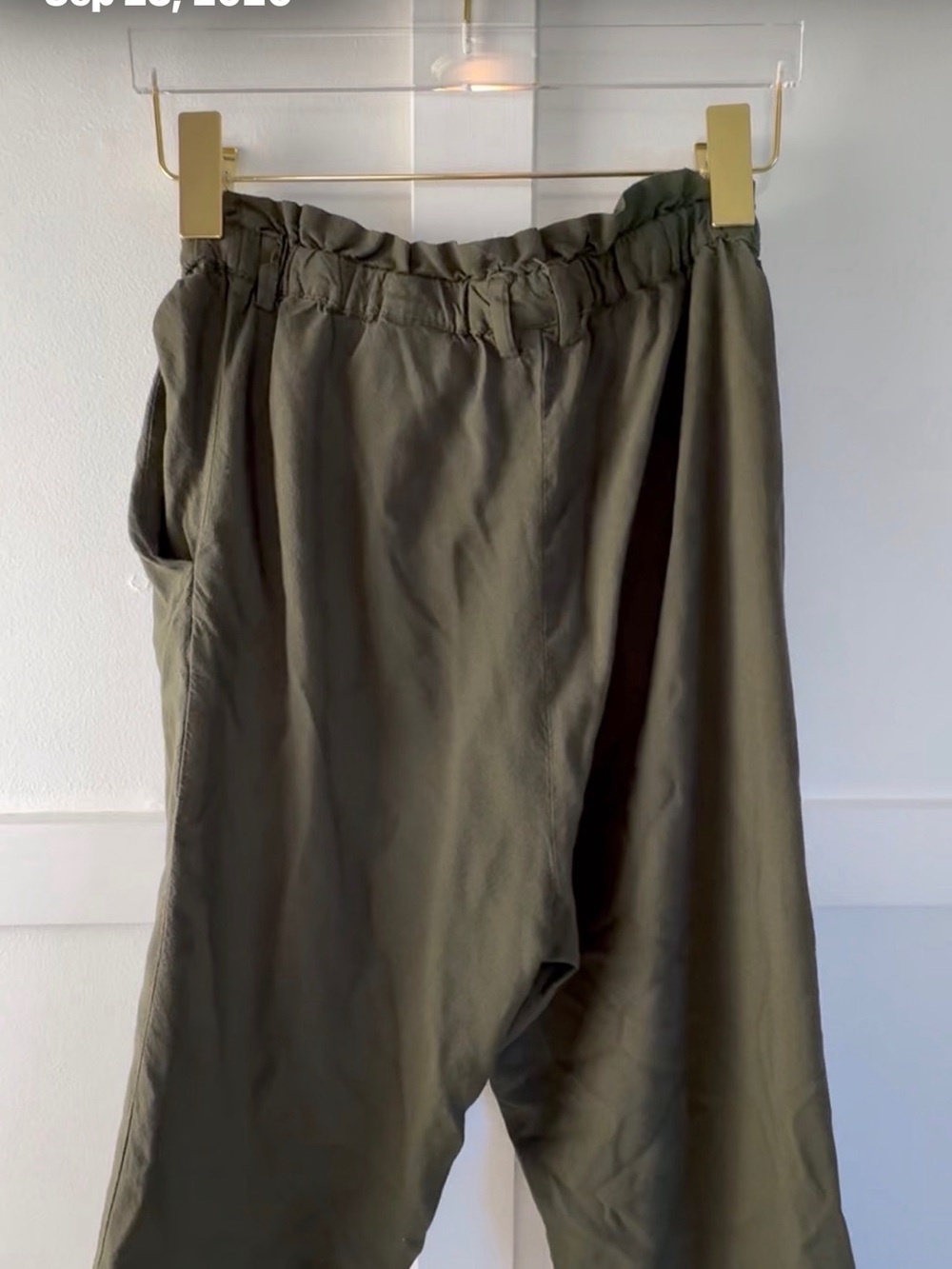 Soft Olive Green Dressy Pants